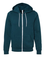 Unisex Sponge Fleece Full-Zip Hoodie Sweatshirt - 2769