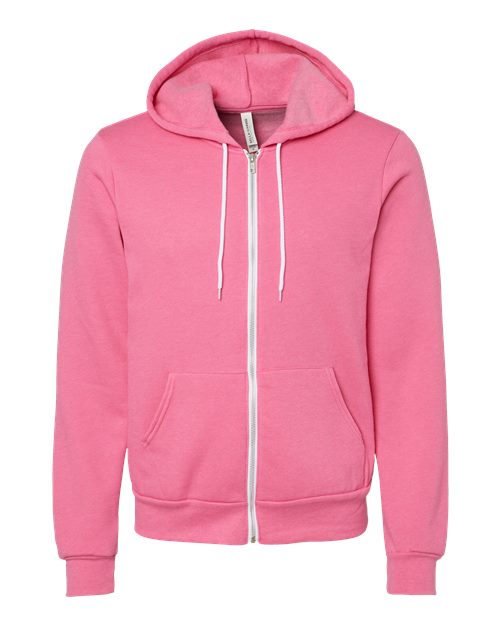 Unisex Sponge Fleece Full-Zip Hoodie Sweatshirt - 2769