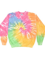Unisex Tie-Dyed Fleece Crewneck Sweatshirt - 11003