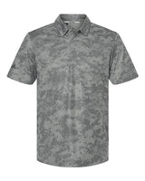 Men's All Over Camo Print Polo