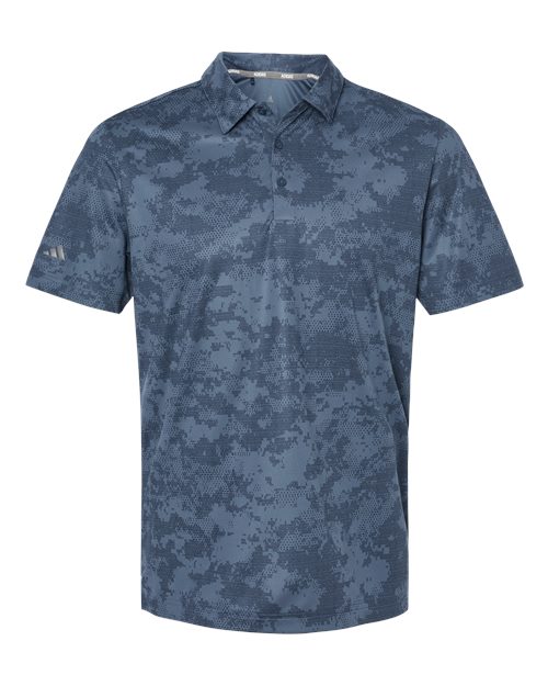 Men's All Over Camo Print Polo - 11012