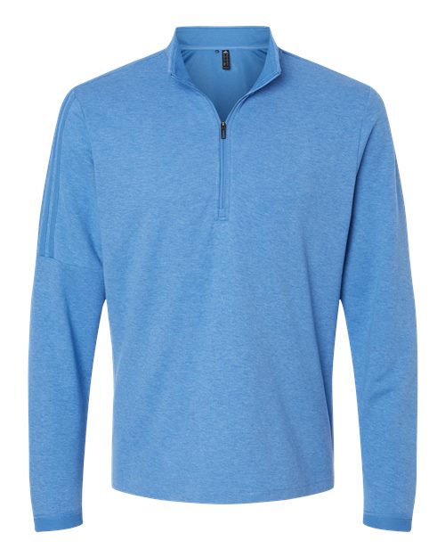 Men's 3-Stripes Quarter-Zip Sweater Pullover - 11013