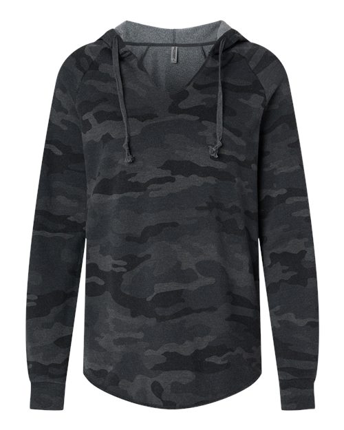 Women’s Lightweight California Wave Wash Hooded Sweatshirt - 7789