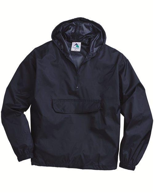 Unisex Packable Half-Zip Hooded Pullover Jacket - 1035
