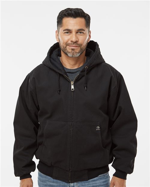 Men's Cheyenne Boulder Cloth™ Hooded Jacket with Tricot Quilt Lining - 1046