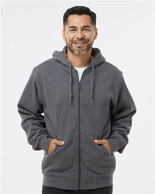 Men's Crossfire Heavyweight Power Fleece Hooded Jacket with Thermal Lining - 1050