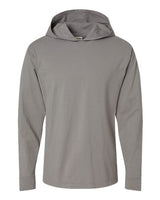 Unisex Garment-Dyed Jersey Hooded Long Sleeve T-Shirt - 11285
