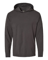 Unisex Garment-Dyed Jersey Hooded Long Sleeve T-Shirt - 11285