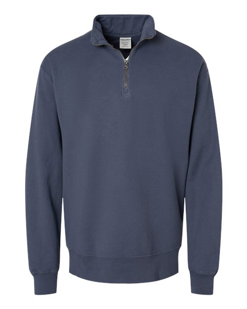 Unisex Garment-Dyed Quarter-Zip Sweatshirt - 11286