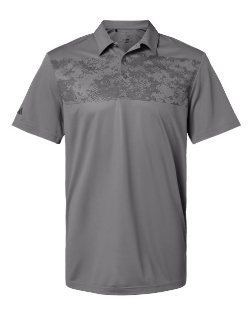 Men's Camo Chest Print Polo - 11350