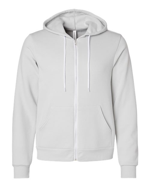 Unisex Sponge Fleece Full-Zip Hoodie Sweatshirt - 2769