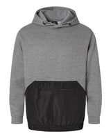 Unisex Mixed Media Hooded Sweatshirt - 11768