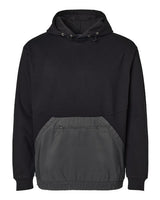 Unisex Mixed Media Hooded Sweatshirt - 11768