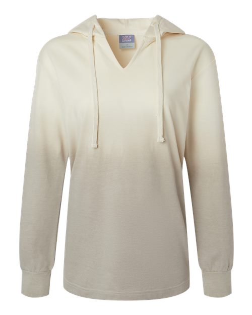 Women's French Terry Ombré Hooded Sweatshirt - 7806