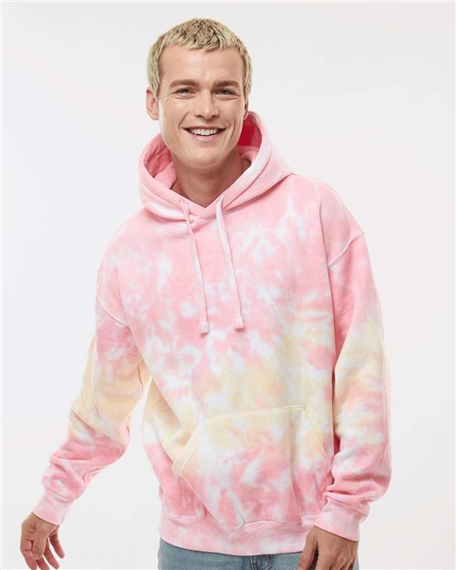 Unisex Tie-Dyed Hooded Sweatshirt - 10937