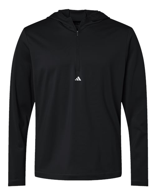 Men's Lightweight Quarter-Zip Hooded Pullover - 11963