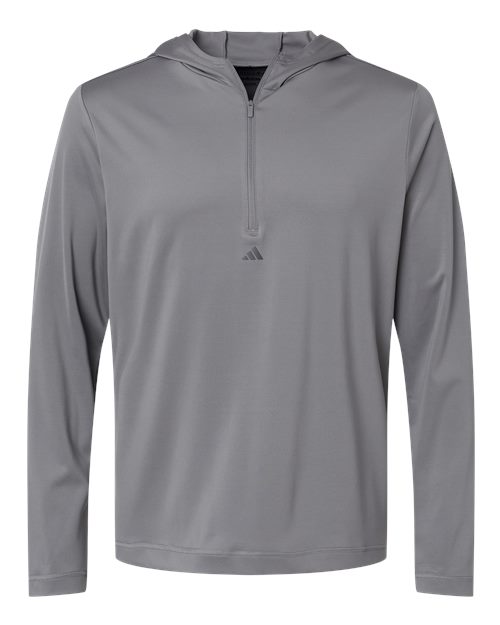 Men's Lightweight Quarter-Zip Hooded Pullover - 11963