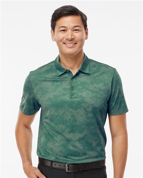 Men's All Over Camo Print Polo - 11012