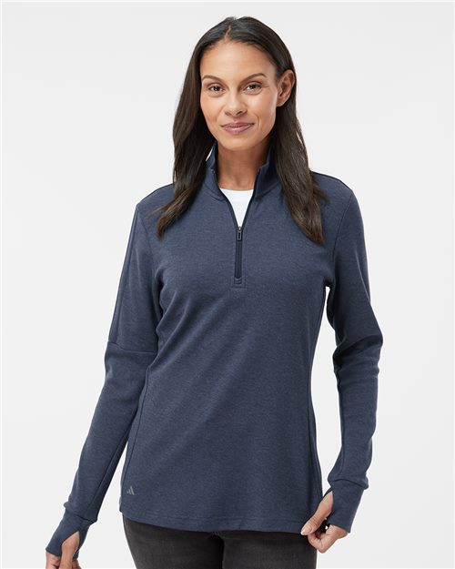Women's 3-Stripes Quarter-Zip Sweater Pullover - 11014