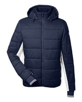 Men's Nautical Mile Hooded Puffer Jacket - 12004
