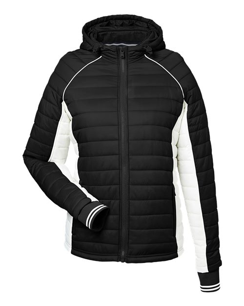 Women's Nautical Mile Hooded Puffer Jacket - 12005