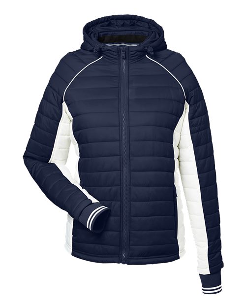Women's Nautical Mile Hooded Puffer Jacket - 12005