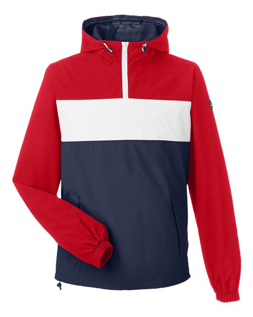 Unisex Windward Anorak Hooded Quarter-Zip Jacket - 12006