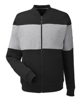 Unisex Anchor Fleece Colorblocked Bomber Jacket - 12014