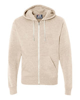 Men's Triblend Full-Zip Hooded Sweatshirt - 4249