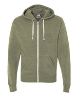 Men's Triblend Full-Zip Hooded Sweatshirt - 4249