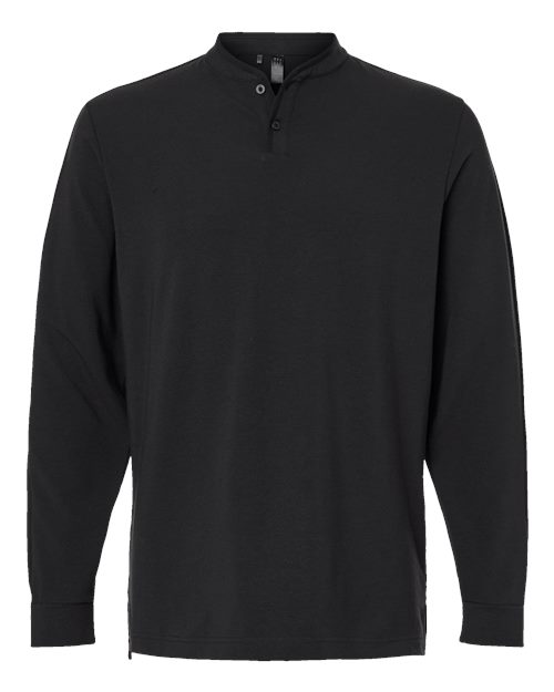 Men's Henley Long Sleeve T-Shirt - 12192