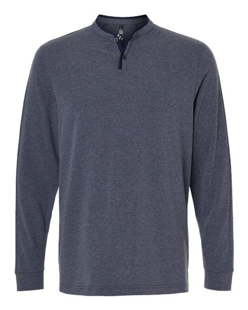Men's Henley Long Sleeve T-Shirt - 12192