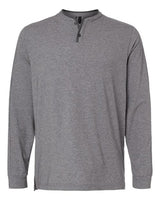 Men's Henley Long Sleeve T-Shirt - 12192