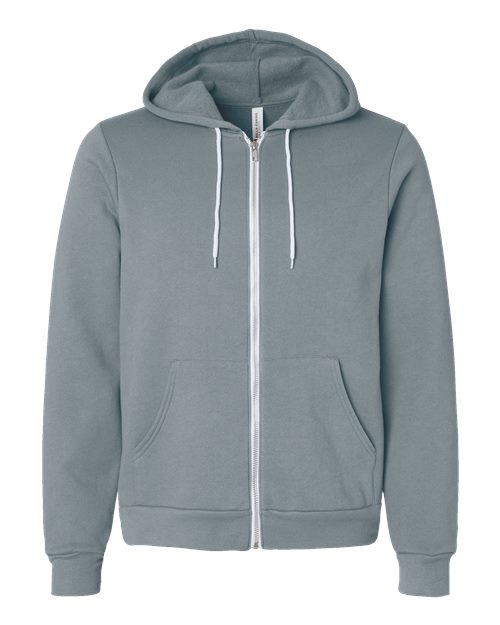 Unisex Sponge Fleece Full-Zip Hoodie Sweatshirt - 2769