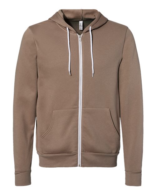 Unisex Sponge Fleece Full-Zip Hoodie Sweatshirt - 2769