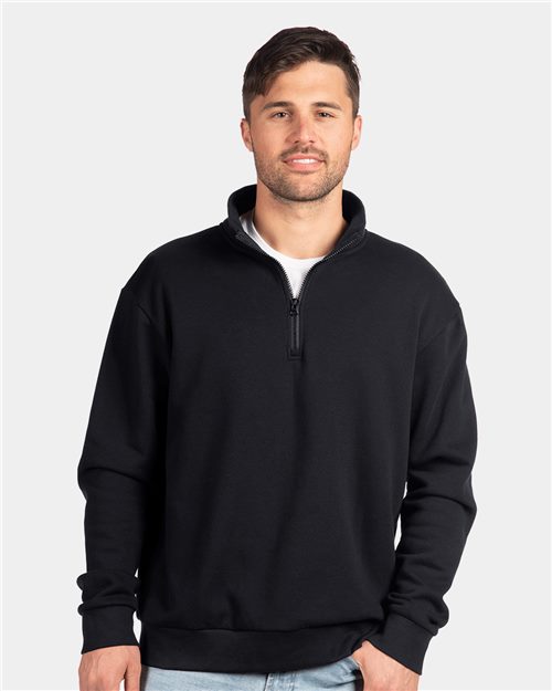 Unisex Fleece Quarter-Zip Pullover - 11231