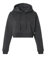 Women's Cropped Fleece Hooded Sweatshirt - 12367