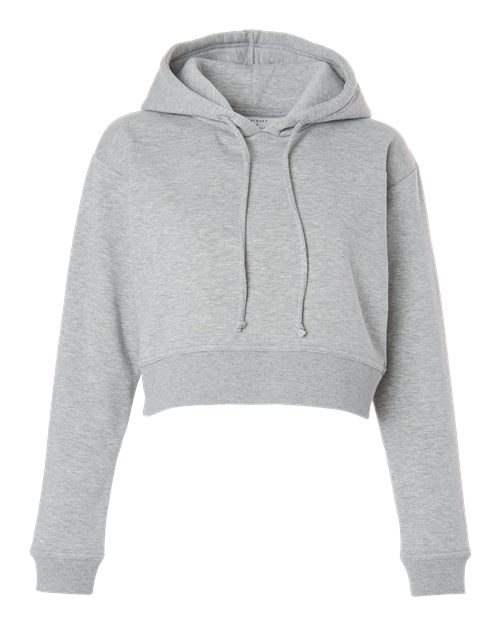 Women's Cropped Fleece Hooded Sweatshirt - 12367