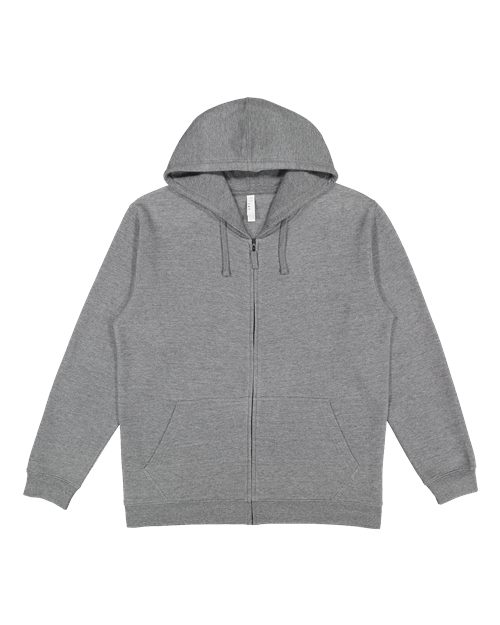 Unisex Full-Zip Fleece Hoodie Sweatshirt - 12396