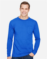 Unisex Union-Made Long Sleeve Pocket T-Shirt