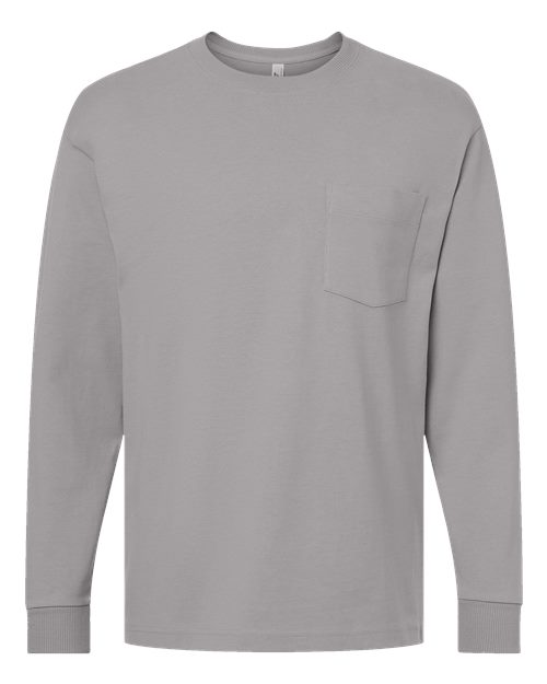 Unisex Super Heavyweight Long Sleeve Pocket Tee - 12438
