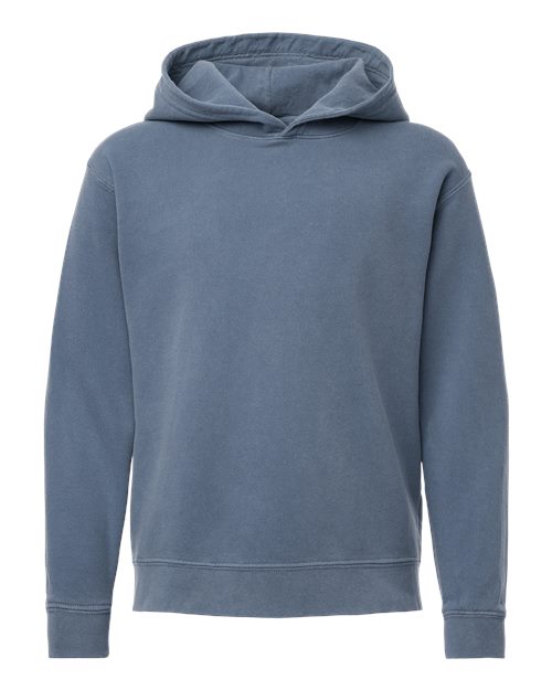Youth Garment-Dyed Lightweight Hooded Sweatshirt