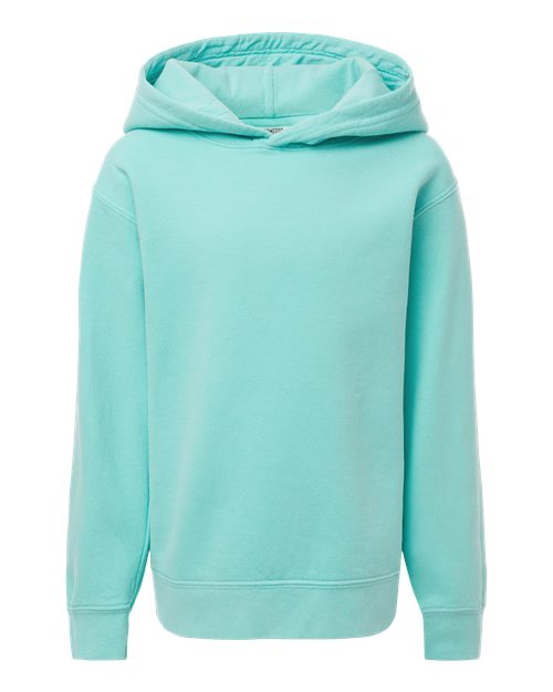 Youth Garment-Dyed Lightweight Hooded Sweatshirt