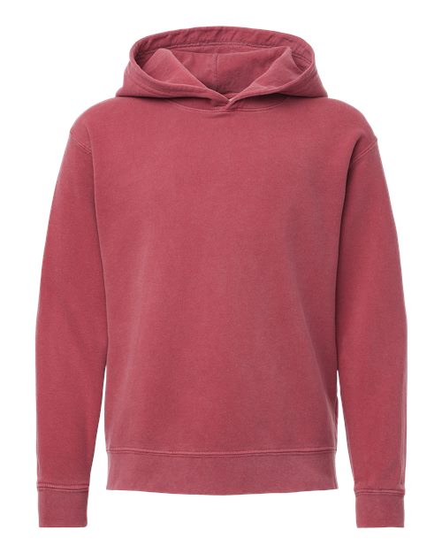 Youth Garment-Dyed Lightweight Hooded Sweatshirt
