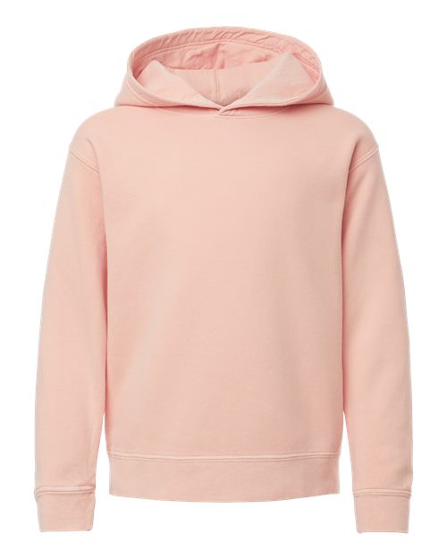 Youth Garment-Dyed Lightweight Hooded Sweatshirt