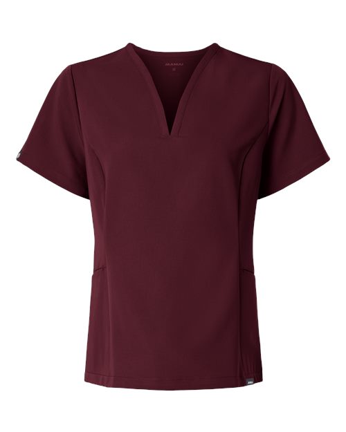 Women's Calix Fit & Flare Scrub V-Neck Top