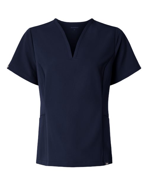 Women's Calix Fit & Flare Scrub V-Neck Top