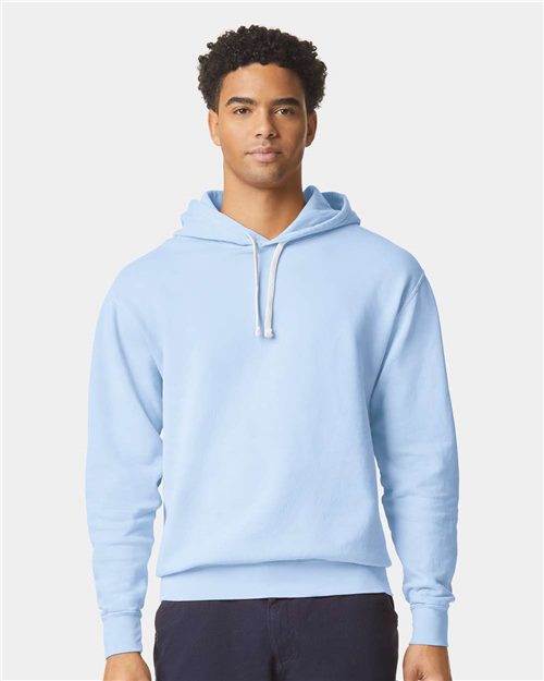 Unisex Garment-Dyed Lightweight Fleece Hooded Sweatshirt - 11676