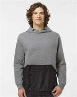 Unisex Mixed Media Hooded Sweatshirt - 11768