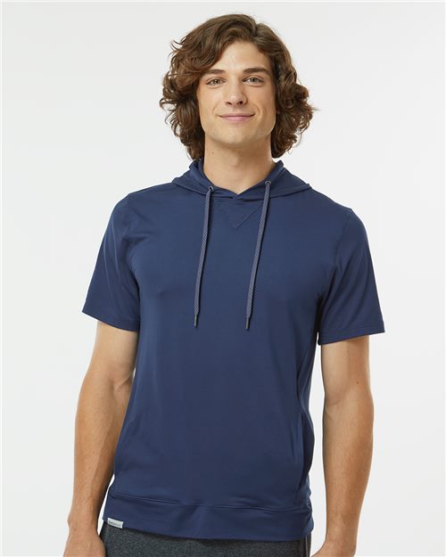 Men's Eco Revive™ Ventura Soft Knit Short Sleeve Hooded Sweatshirt - 11824